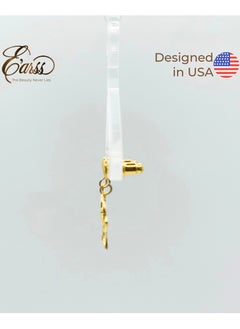 Pin Wheel Open Drop Gold Earring | Stainless Steel | 18K Gold Plated - pzsku/ZD7A7F9920C4061A37F29Z/45/_/1738750993/77b8a46e-cbc3-4bef-8b41-0a69663d0c3b