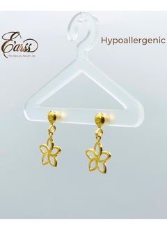 Pin Wheel Open Drop Gold Earring | Stainless Steel | 18K Gold Plated - pzsku/ZD7A7F9920C4061A37F29Z/45/_/1738751008/6225580c-e9ce-4c46-93c0-b06173fca9ad