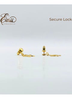 Pin Wheel Open Drop Gold Earring | Stainless Steel | 18K Gold Plated - pzsku/ZD7A7F9920C4061A37F29Z/45/_/1738751016/b92f4b5e-aa56-4baa-9d9a-0e19048a275a