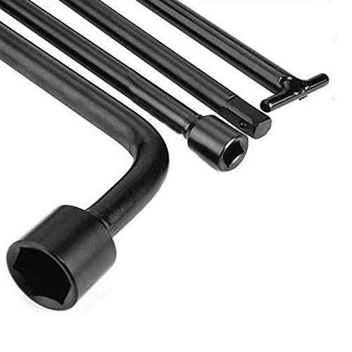 Dr.Roc عدة أدوات الإطار الاحتياطي من Dr.Roc مع مقبض رافعة الإطار الاحتياطي ومفتاح صمولة العجلات متوافقة مع نيسان فرونتير وتيتان وباثفايندر 2005-2019 وأماندا إكستيرا 2005-2015 وإنفينيتي 2013-2020 نماذج مختارة - Image 5