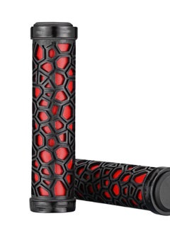 KASTWAVE Bike Handle Grips Non-Slip Bike Grips Double Lock-on Bicycle Handlebar GripsComfortable Bicycle Locking Grips, Non-Slip MTB Handle Grips Folding Bikes 22.2mm  - Image 1