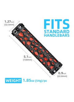 KASTWAVE Bike Handle Grips Non-Slip Bike Grips Double Lock-on Bicycle Handlebar GripsComfortable Bicycle Locking Grips, Non-Slip MTB Handle Grips Folding Bikes 22.2mm  - Image 4