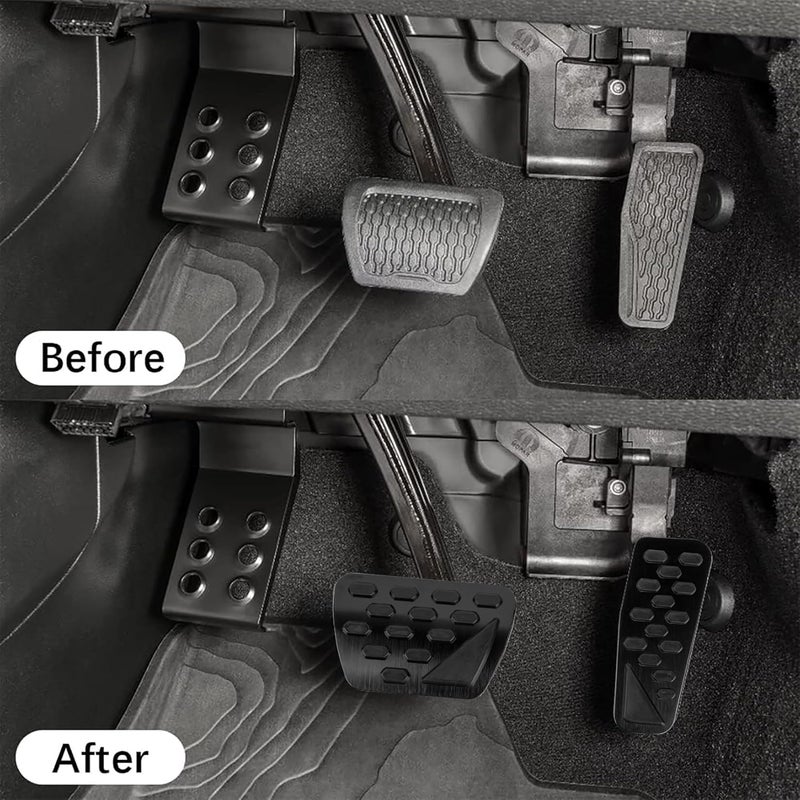 PSLER Foot Pedals Cover for Jeep Wrangler JL 2018-2024 - Image 3