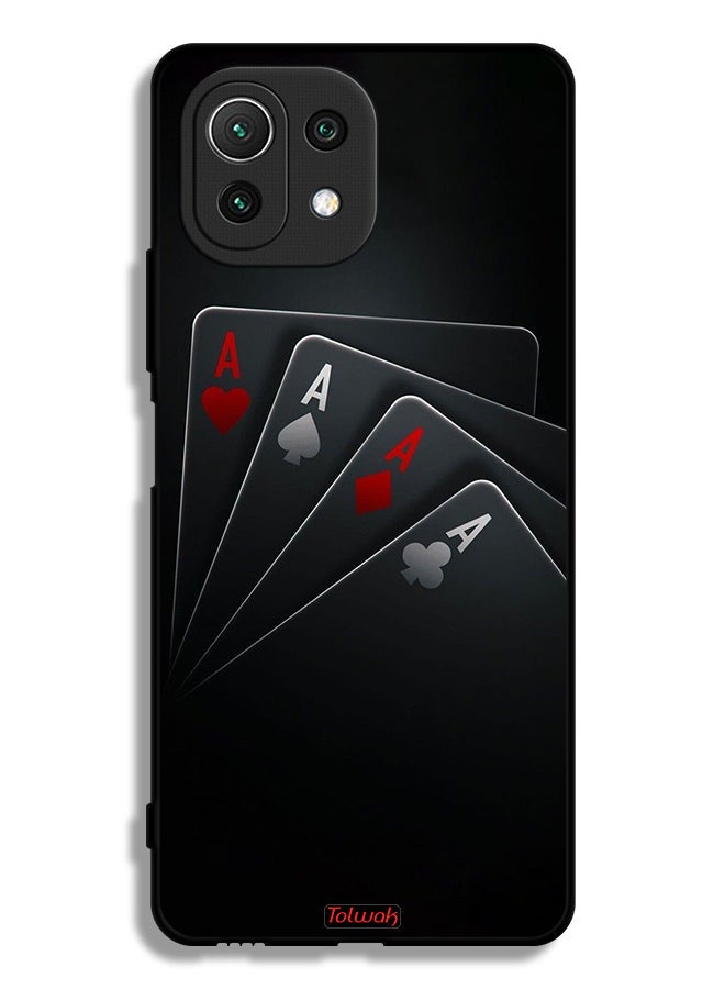 Tolwak Xiaomi Mi 11 Lite 5G Protective Case Cover Cards A - Image 2