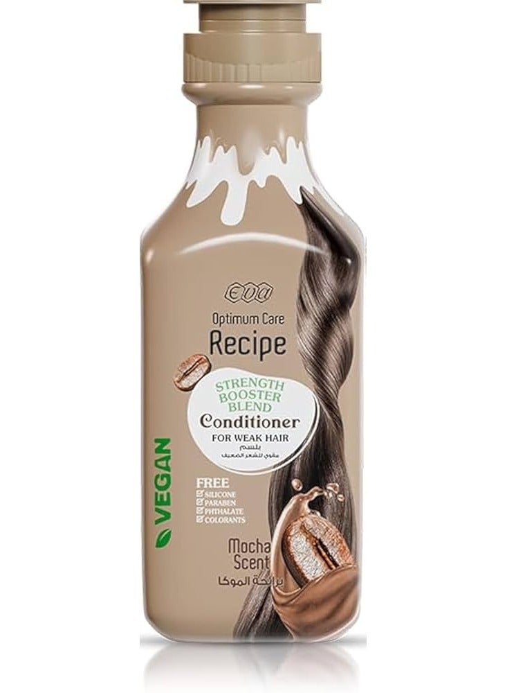 إيفا بلسم تعزيز قوة الشعر من أوبتيموم كير ريسيب برائحة الموكا 350 مل