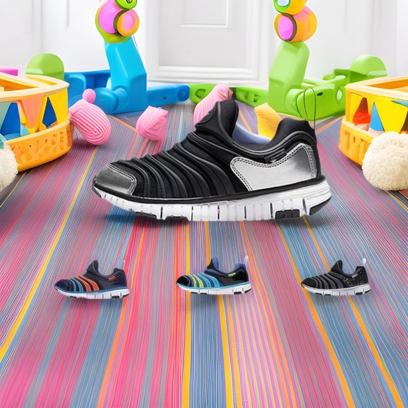 Winter Caterpillar Children Shoes Non-Slip Abrasion Resistant Slip-On Boys Girls Toddler Shoes Breathable Soft Sole Sneakers - Image 2