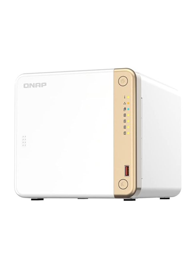 QNAP TS-462-2G-US 4 Bay Multimedia Desktop NAS with Intel Celeron Dual-core Processor with M.2 PCIe Slots and PCIe expandability and 2.5GbE (2.5G/1G/100M) Network Connectivity (Diskless)  - Image 1
