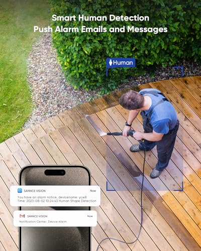 SANNCE 16CH 1080P DVR Recorder with Email Alert and Motion Detect Function, 1080P HDMI Ouput, NO HDD and Camera Included - Image 3