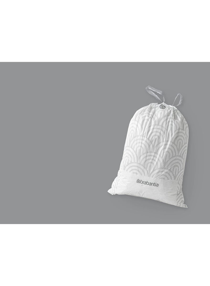 برابانتيا Brabantia PerfectFit أكياس نفايات متعددة العبوات مقاس H (50–60 لتر) – 120 كيس – أكياس قمامة بلاستيكية سميكة مع شريط إغلاق، أبيض - Image 5