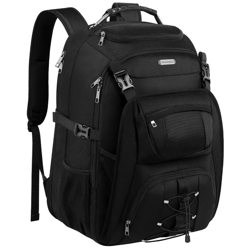 JCDOBEST Extra Large Laptop Backpack for Travel, College & Work, TSA Friendly Commuter Gaming Bag with USB Charging Port, Compatible with PS5/PS5 Pro/PS5 Slim, Fit 15-18.4 inch laptop, 21.7x15.9x10.2 - Image 1