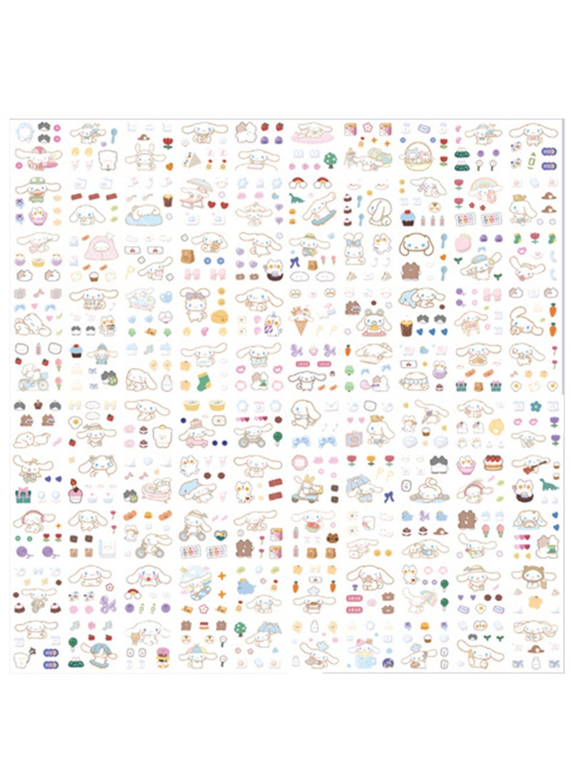 100pcs Cinnamon Dog Stickers Kit, Girls Birthday Gift Anime Cute Waterproof Decorative Sticker Set for Laptop, Skateboard, Water Bottles, Computer, Phone, Guitar DIY, Scrapbooking, Journaling and Room Decoration - Image 2