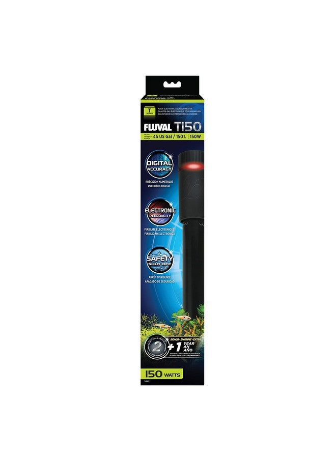 Fluval Fluval T150 Fully Electronic Heater for Freshwater Aquariums up to 45 Gal. - Image 1
