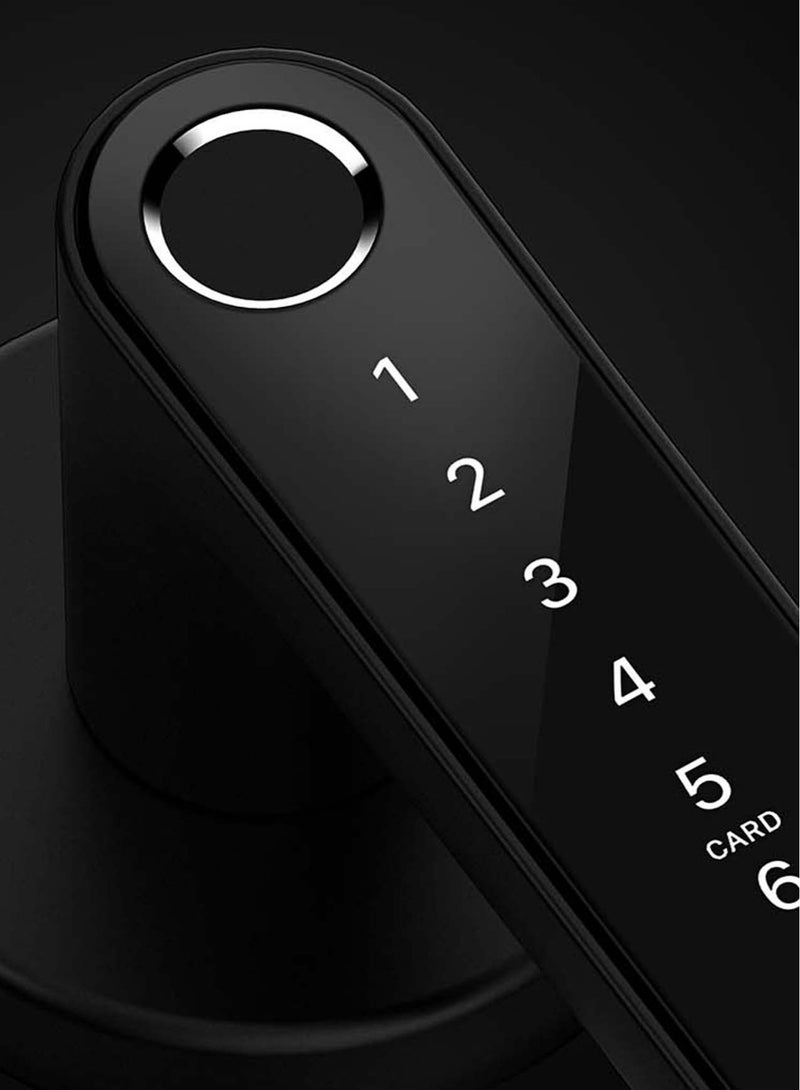 Areb Smart Bluetooth Door Lock Handle - 5 Unlocking Methods, Fingerprint, PIN Code, IC Card, Mechanical Key, and Bluetooth Control via Areb App for Secure and Convenient Access