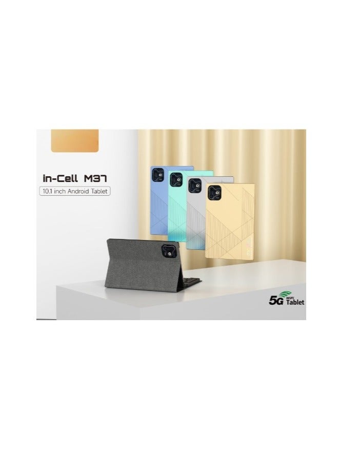 REBENUO M37 Android 12 Tablet 8GB RAM 512GB Memory, 5G Dual Sim - 10.1-Inch Incell DIsplay Tablet PC - Blue - Image 2