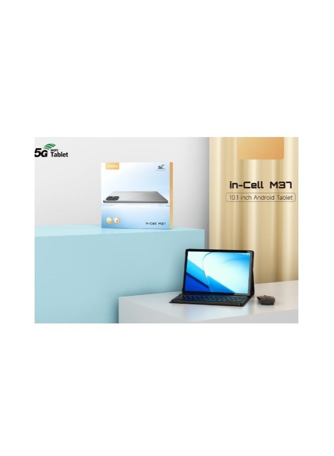 REBENUO M37 Android 12 Tablet 8GB RAM 512GB Memory, 5G Dual Sim - 10.1-Inch Incell DIsplay Tablet PC - Blue - Image 3