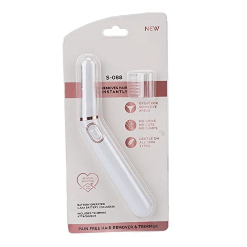 Bikini Trimmer for Women, Dry Use Bikini Shaver, Angled Fit Portable Electric Bikini Trimmer with LED Light for Gentle Grooming - Image 1