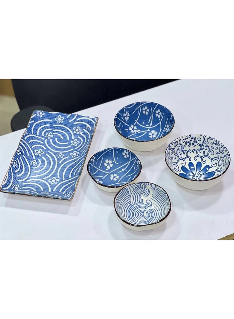 5-piece porcelain set - Image 1