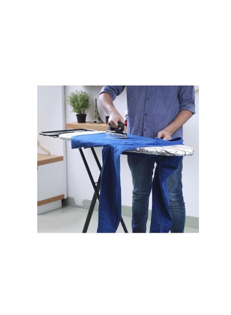 DELCASA Vibgyor Ironing Board with Cotton Cover, 8mm Pad, Mesh Steel Frame Iron Board with Cover Pad Home Laundry Room Or Dorm Use Adjustable Height - Image 2