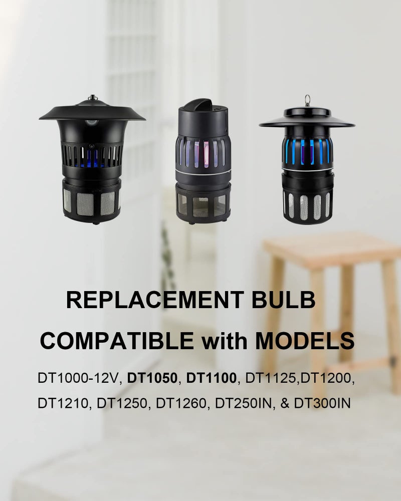 Dichroma 41050 7W Replacement Bulbs Compatible with Dynatrap DT1260 DT1050 DT1100 DT1210 DT1250 1/2 Acre Insect and Mosquito Trap Light, 4 Pack - Image 2
