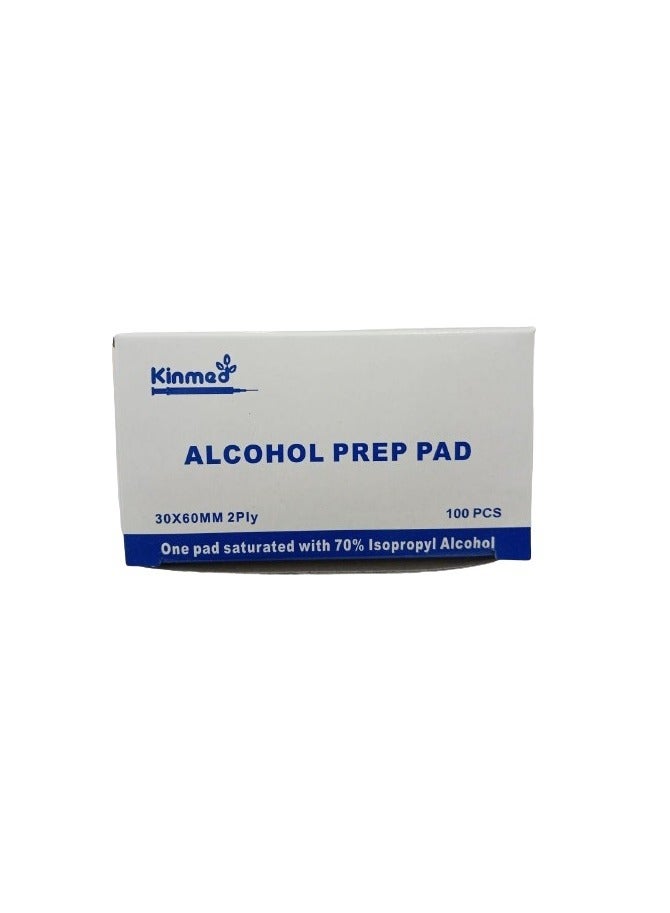 Kinmed 100-Piece Disposable Alcohol Swab Kit