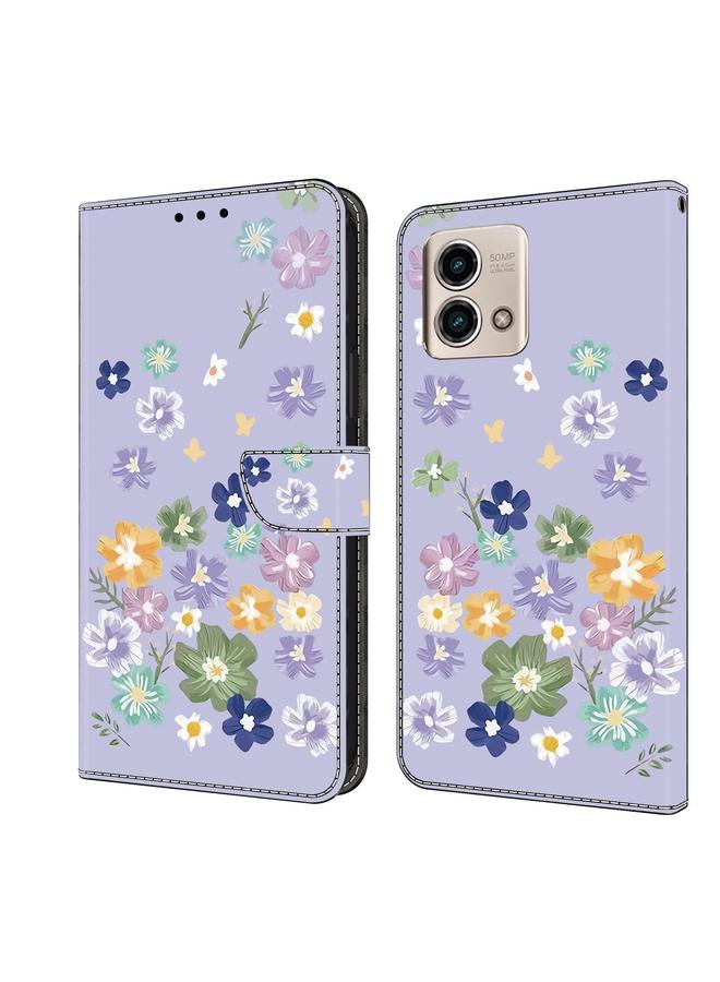 S-TOP Case For Motorola Moto G Stylus 5G 2023 Fresh Painted Leather Phone Case - Image 1