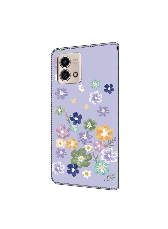 S-TOP Case For Motorola Moto G Stylus 5G 2023 Fresh Painted Leather Phone Case - Image 3