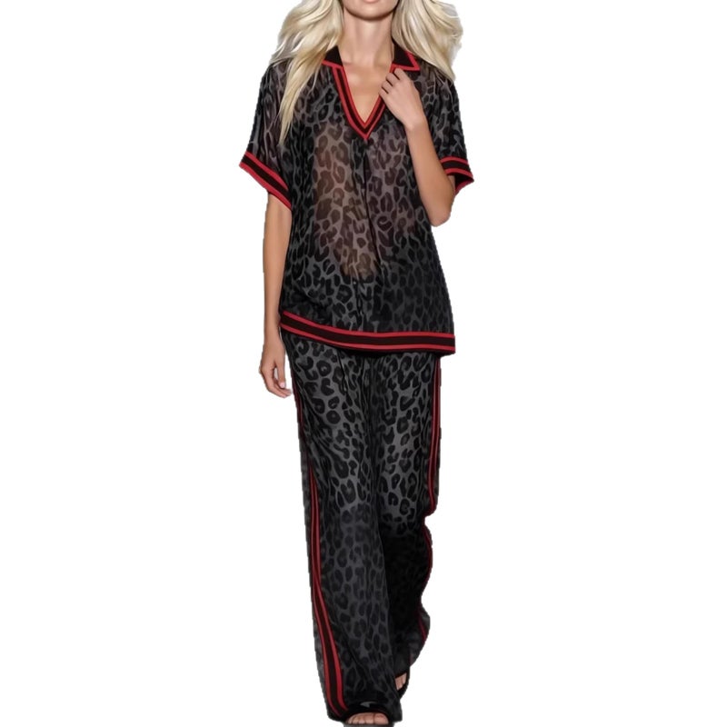 طقم بدلة رياضية بطبعة النمر - Image 5