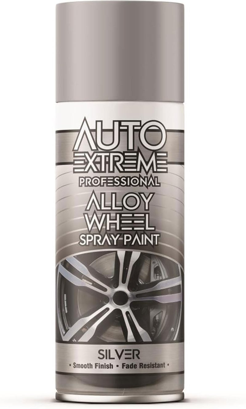 eliz Auto Extreme Alloy Wheel Spray Paint Silver 400ml - Ideal for Refreshing and Customising Alloy Wheels. Long Lasting Chip and Fade Resistant Smooth Satin Finish. - Image 4