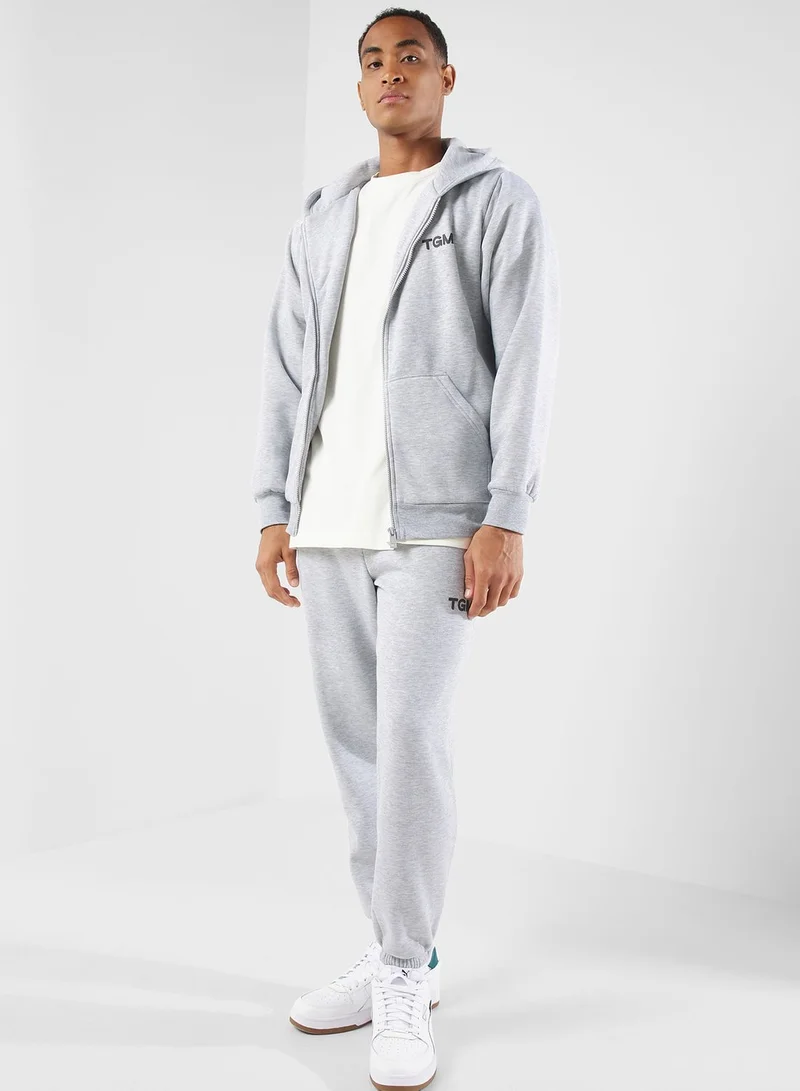 The Giving Movement Lounge Oversized Zip Hoodie