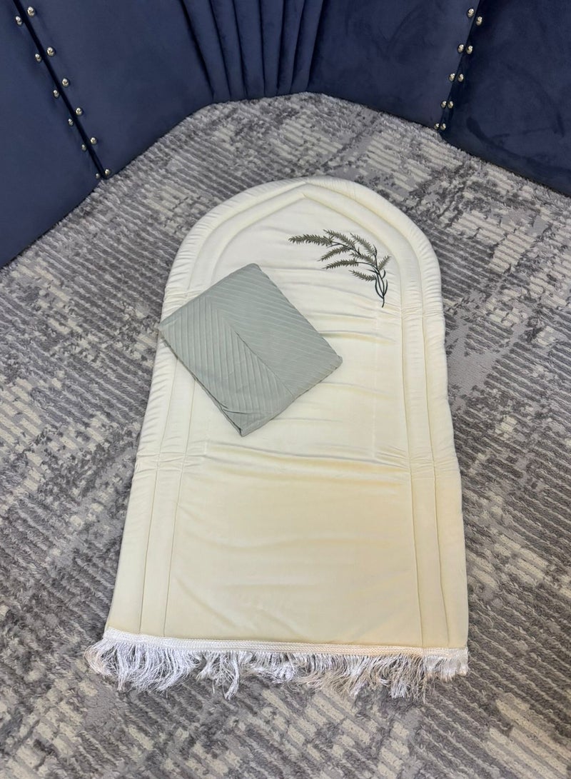 طقم سجادة صلاة وشرشف نسائي - Image 1