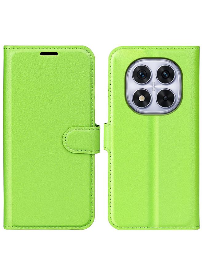 The Bros Case For Xiaomi Redmi Note 14 Pro 5G Litchi Texture Horizontal Flip Leather Phone Case with Holder