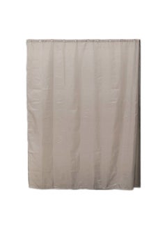 Tendance High Quality Polyester Bathroom Shower Curtain Taupe 180 x 200cm 1204165  - Image 1