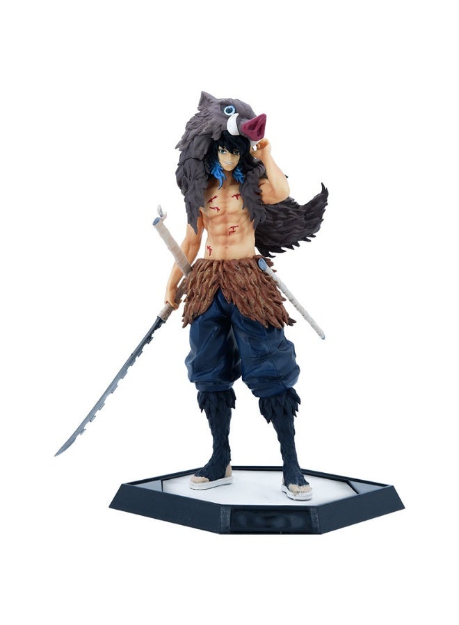 Halamodo Inosuke Standing PVC Figure，Birthday Gift, Desk Decor and Durable Kids’ Toy 29 cm - Image 1