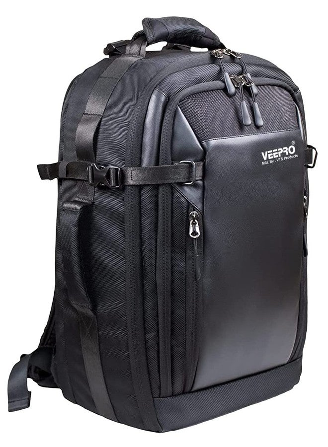 VTS Camera Backpack | VEO Select 47 BF I 1-2 Pro DSLRs with lens upto 70-200mm, 3-4 lenses, flash and accessories I Upto 15 inch(39cm) laptop Rain Cover Included - Image 1