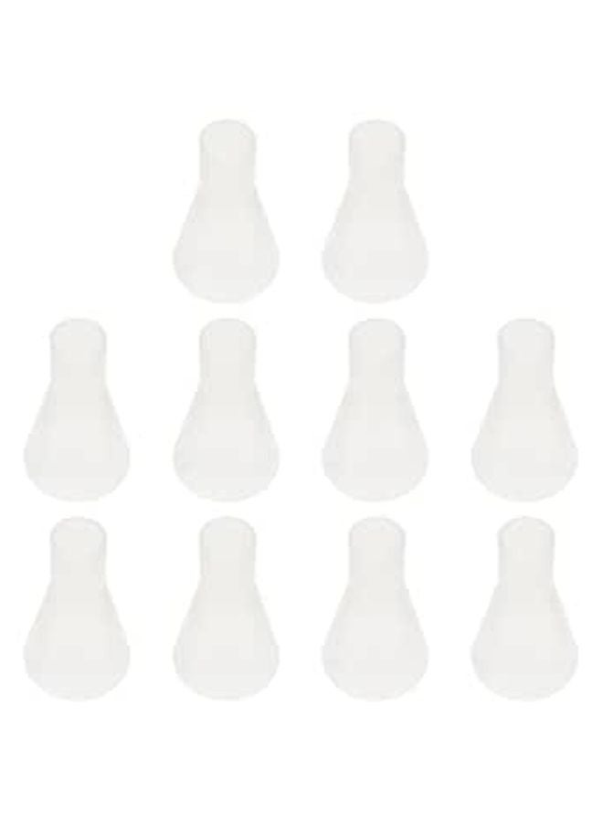 10pcs 100ml Graduated Plastic Erlenmeyer Flasks for Chemistry Lab Experiments - Image 1
