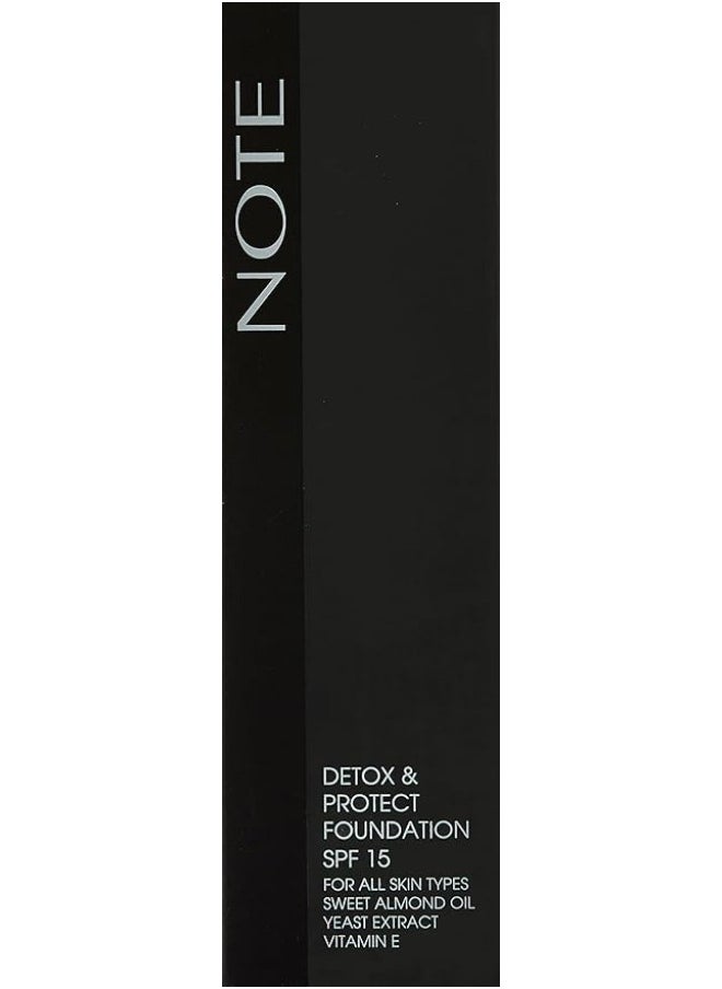 Note Note Cosmetique Detox And Protect Foundation- 106 Soft Henna  - Image 3