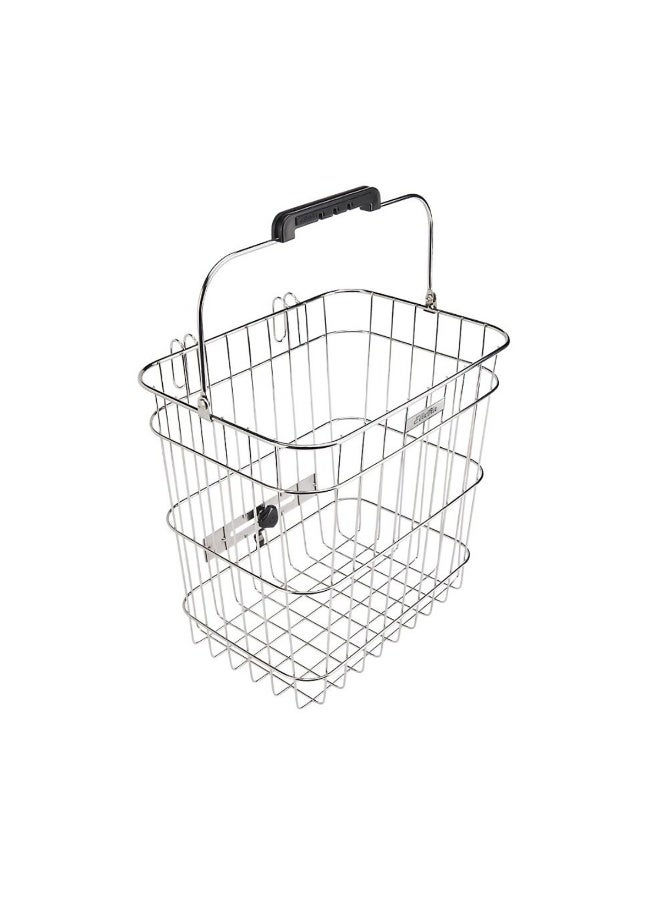 Electra Bicycle Company Electra Stainless Wire Pannier Basket Silver - Image 1