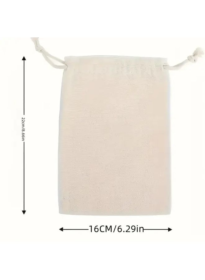 20 Pcs Drawstring Bags for Jewelry Gifts Cosmetics Soap Craft Packaging - Image 3
