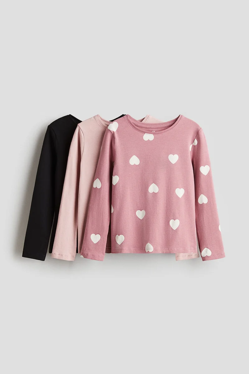H&M 3-pack long-sleeved tops