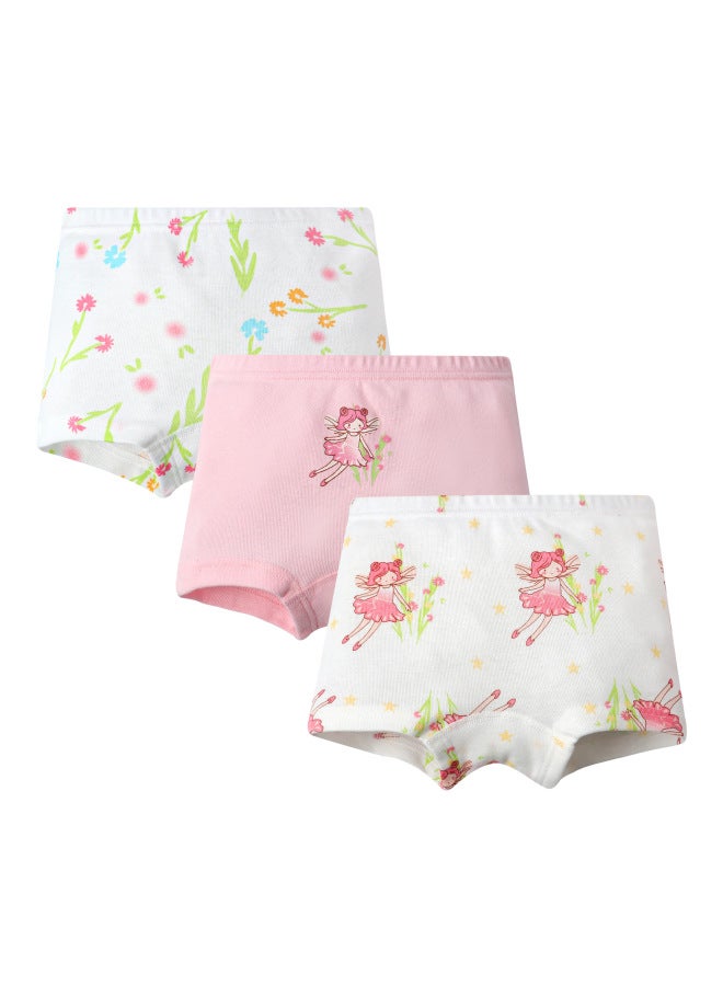 Girls' Underwear 100% Pure Cotton Boxer Shorts For Girls, Toddlers, And Children