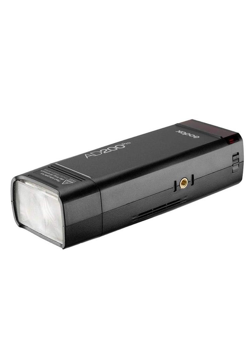 Godox GODOX AD200Pro II TTL Pocket Flash – 200Ws High-Speed Sync Strobe with Interchangeable Flash Heads, 1/8000s HSS, Rechargeable Li-ion Battery, Compact Off-Camera Flash - Image 3