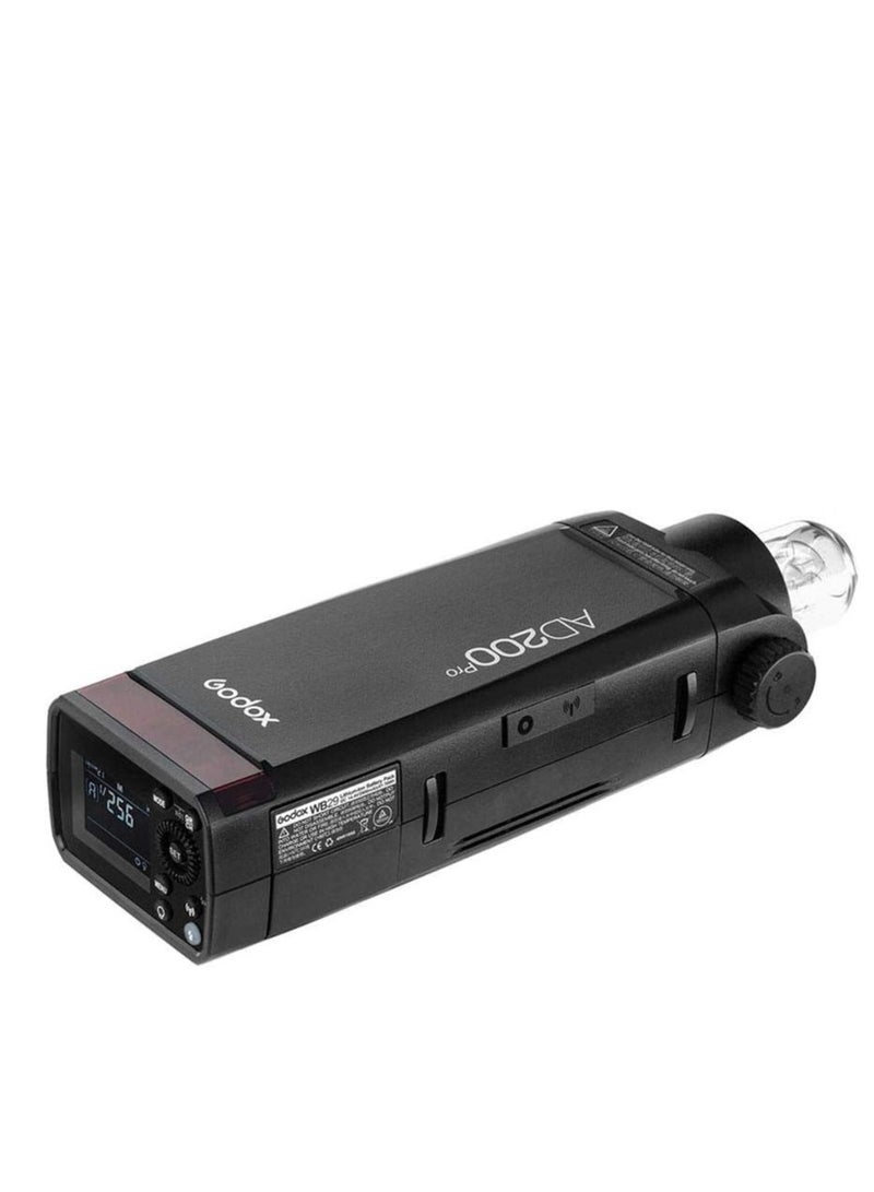 Godox GODOX AD200Pro II TTL Pocket Flash – 200Ws High-Speed Sync Strobe with Interchangeable Flash Heads, 1/8000s HSS, Rechargeable Li-ion Battery, Compact Off-Camera Flash - Image 4