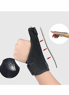 Thumb Splint Support Brace for Right and Left Hand Reversible Thumb Wrist Stabilizer Compression Splint for Thumb, Trigger Finger, Hand Pain Relief, Arthritis, Tendonitis (Right)
