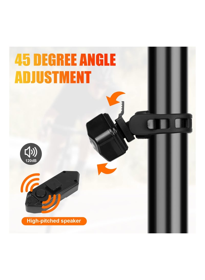 SYOSI Bike Tail Light, Ultra Bright USB Rechargeable Bike Tail Lights, Red High Intensity Led Accessories Fits On Any Bike or Helmet. 5/6 Light Modes Options - Easy to Install - Image 5