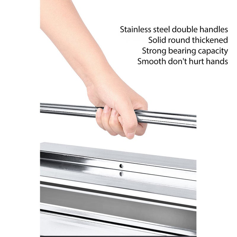 GOTOTOP Retractable 5 Trays Stainless Steel Cantilever Tool Box Organizer, Folding Portable Auto Maintenance Storage Organizer (420) - Image 3