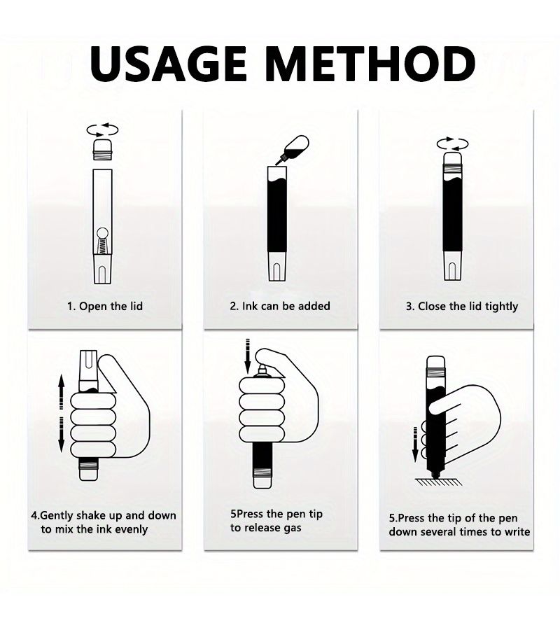 30mm Multi Purpose Graffiti Marker Pens Set With Recycled Heads And Refillable Plastic Transparent Bucket Tube - Image 1