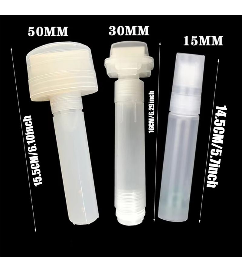 30mm Multi Purpose Graffiti Marker Pens Set With Recycled Heads And Refillable Plastic Transparent Bucket Tube - Image 2