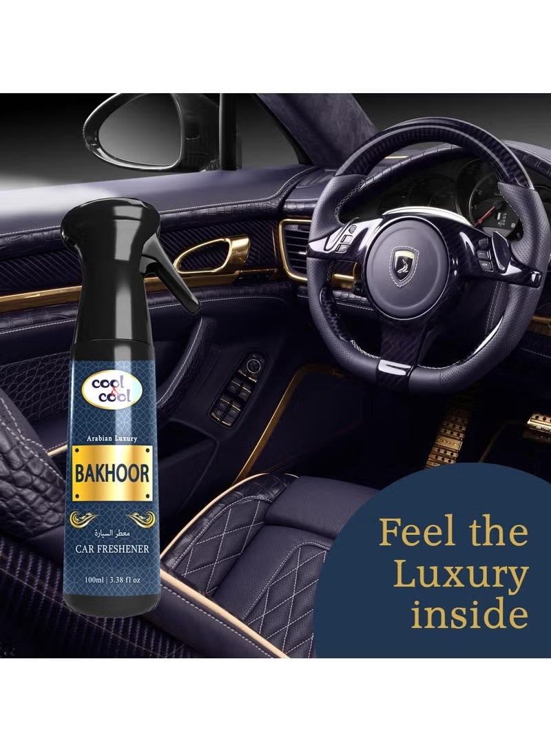 Cool & Cool Bakhoor Car Freshener Exotic Oud Fragrance Arabic Luxury 100ML - Image 3