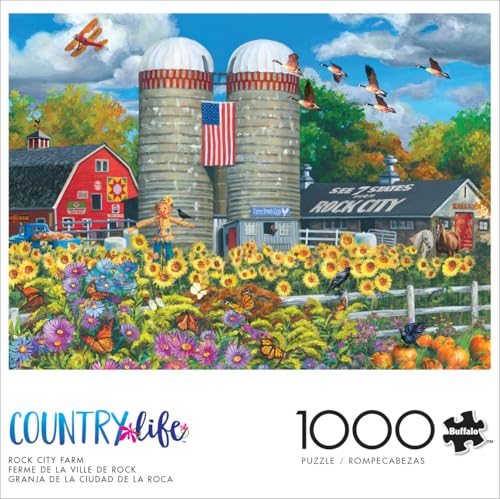 Buffalo Games Christine HannonJoelle McIntyre Rock City Farm 1000 Piece Jigsaw Puzzle for Adults Challenging Puzzle Perfect for Game Nights Finished Size is 2675 x 1975 - Image 5