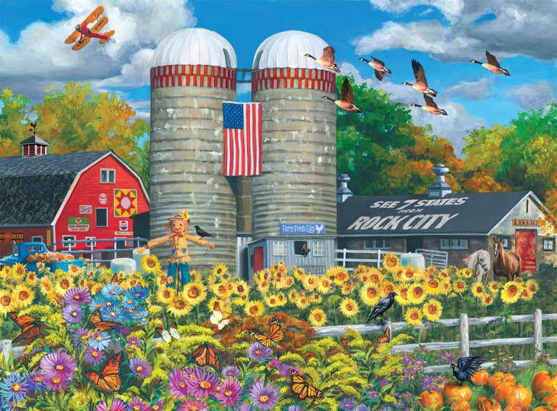 Buffalo Games Christine HannonJoelle McIntyre Rock City Farm 1000 Piece Jigsaw Puzzle for Adults Challenging Puzzle Perfect for Game Nights Finished Size is 2675 x 1975 - Image 3